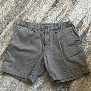 Chubbies Gray Flat Front Shorts Relaxed Fit